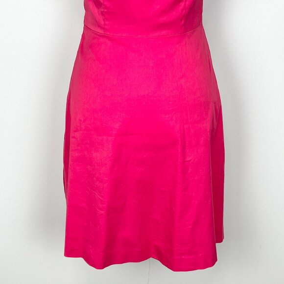Theory Womens Etiara Impeccable Pink Sleeveless Dress A Line Pockets size 2 - Picture 7 of 11